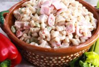 Mexican Macaroni Pasta Salad with Creamy Dressing