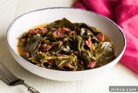 Savory Collard Greens with Smoked Ham Hocks Recipe