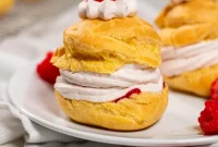 Raspberry Choux Pastry Fastelavnsboller Recipe