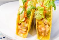 Creamy Baked Chicken Tacos with Melted Cheese