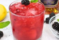 Crown Royal Blackberry Smash Cocktail Recipe with Fresh Berries
