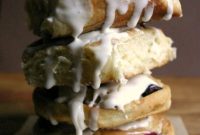 Cranberry Coconut Sweet Rolls with Rum Eggnog Cream Cheese Glaze