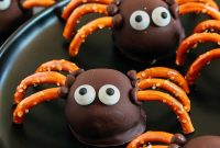Chocolate Peanut Butter Spider Balls Recipe for Halloween Treats