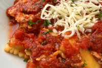 Slow Cooker Cheese Ravioli Casserole (Video Recipe)