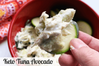 Keto Tuna & Avocado Zoodle Salad Recipe for Low-Carb Meals