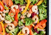 Whole30 Shrimp Sheet-Pan Stir-Fry Recipe for Quick Dinners