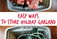 Smart Ways to Store Holiday Garland for Tangle-Free Decor