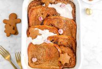 Overnight Gingerbread Chocolate Chip French Toast Bake