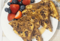 Chocolate Chip Cookie Crusted French Toast (Gluten-Free)