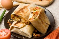 High-Protein Breakfast Burrito with Crispy Potato Filling