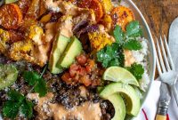 Protein-Packed Vegetarian Black Bean Burrito Bowl Recipe