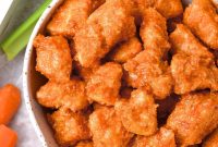 Crispy Air Fryer Buffalo Chicken Bites — Gluten & Dairy Free