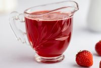 Strawberry Simple Syrup Recipe for Drinks and Desserts