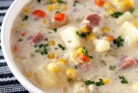 Slow Cooker Creamy Ham and Potato Soup Recipe