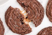 Chewy Caramel-Filled Brownie Cookies Recipe