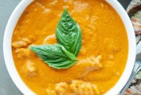 Creamy Dairy-Free Tomato Basil Soup (Vegan + Recipe Video)