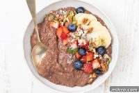 Decadent Chocolate Chia Pudding Recipe for Breakfast & Dessert