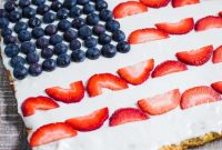 Fourth of July Flag Dessert Pizza Recipe