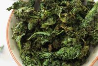Crispy Air Fryer Sweet-and-Salty Kale Chips Recipe