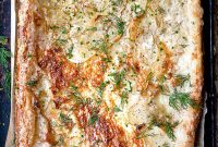 Crispy Potato and Cheese Puff Pastry Tart Recipe