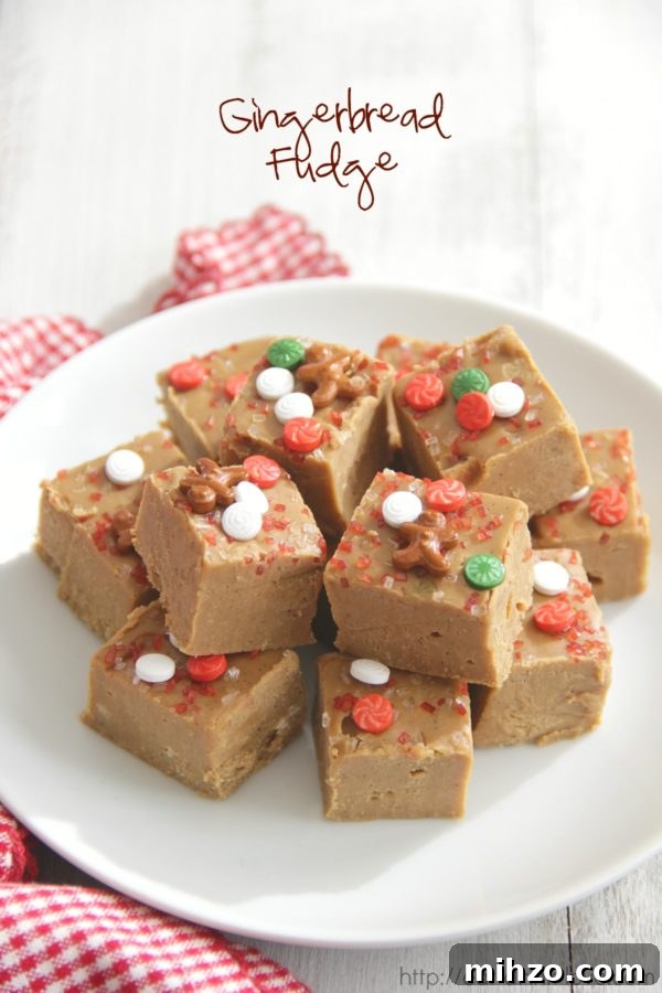 Gingerbread Fudge Recipe: Decadent Spiced Fudge for Holidays 2 Gingerbread Fudge