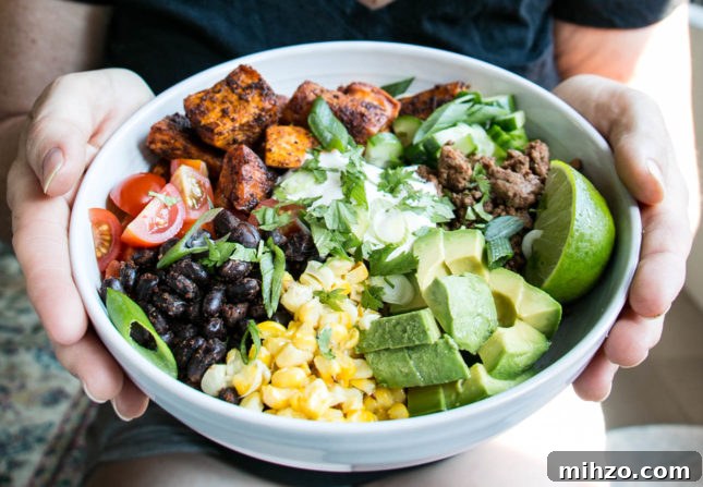 Sweet Potato Taco Bowl Recipe from My Kitchen Love 3 img 10553 2