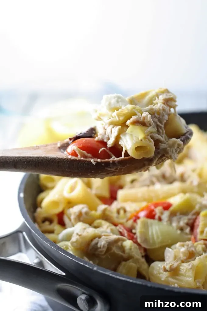 one-pot-mediterranean-chicken-feta-pasta-4