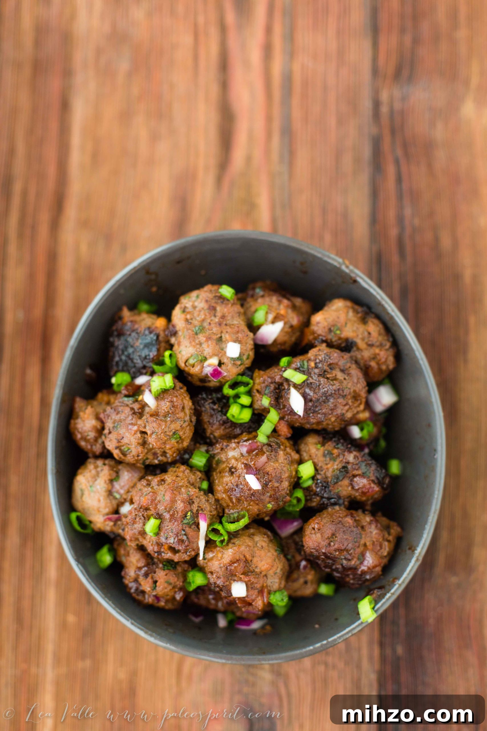 Vietnamese Pork Meatballs Recipe: Classic Nem Nuong Guide 7 Paleo Vietnamese Meatballs in bowl