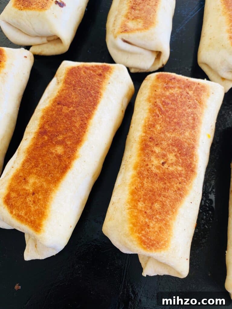 Steak and Egg Blackstone Burritos