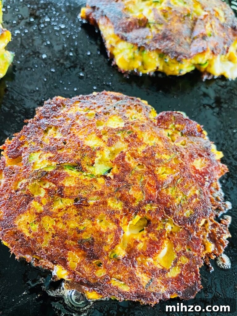 Blackstone Zucchini Feta Fritters