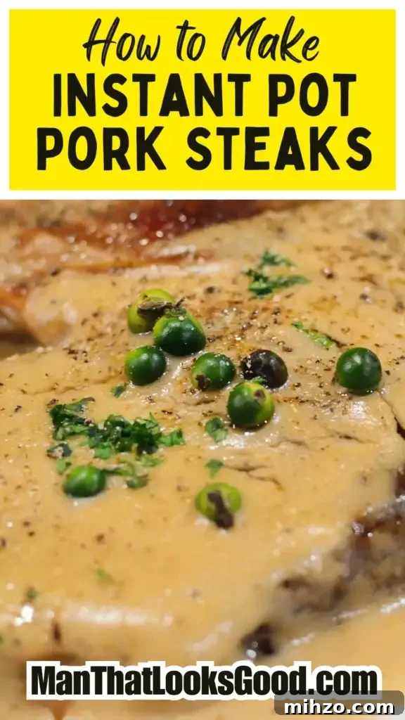 Juicy Instant Pot Pork Steaks Recipe for Quick Dinners 3 Instant Pot Pork Steaks