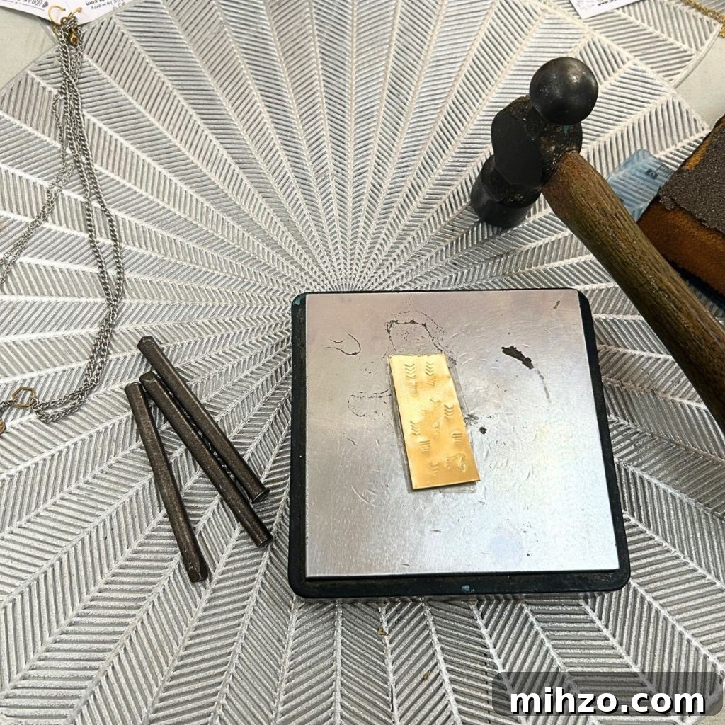 Close-up of tools and materials