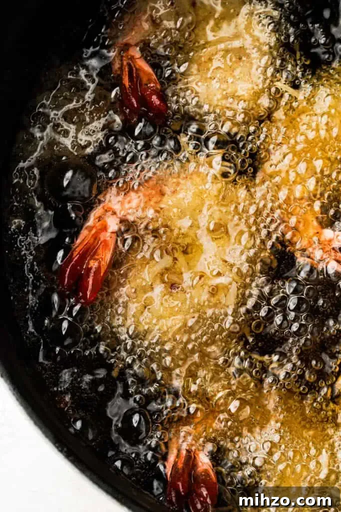 how to make coconut shrimp five-spice coconut shrimp frying in oil