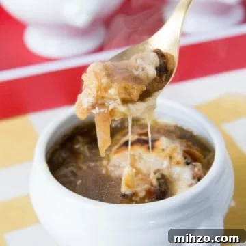 Classic French Onion Soup Made in the Oven: Step-by-Step Recipe 4 gluten-free french onion soup