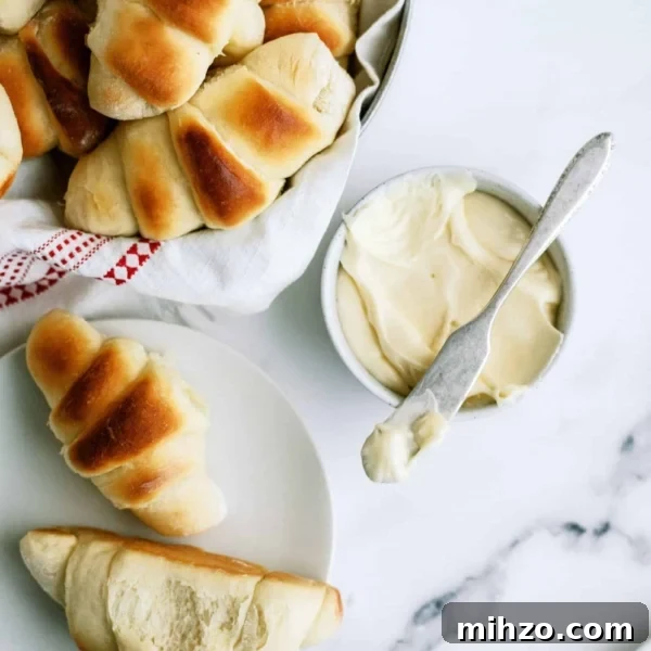 Homemade Lion House Rolls and Honey Butter