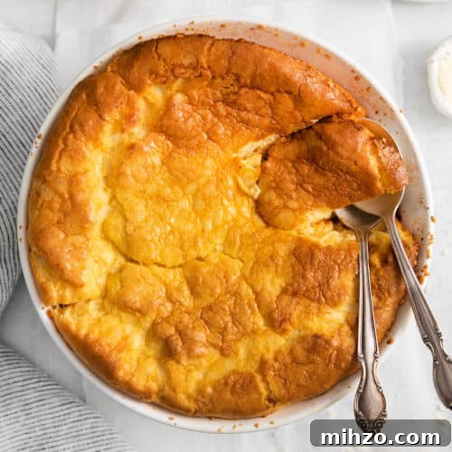 Cheese souffle.