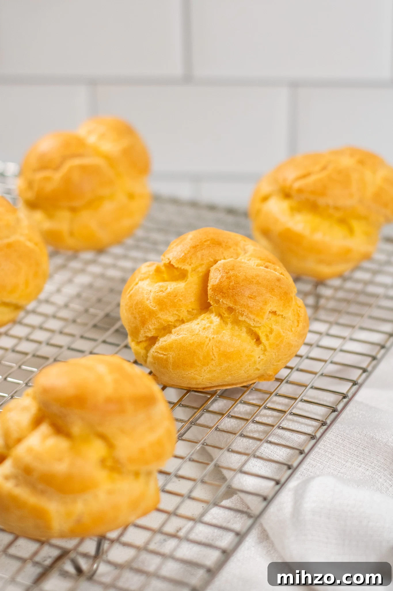 Raspberry Choux Pastry Fastelavnsboller Recipe 3 A choux pastry bun.
