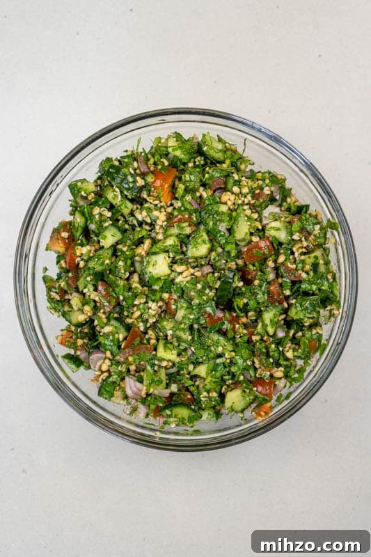 Armenian Tabbouleh Recipe: Parsley and Bulgur Salad 2 Tabbouleh Salad