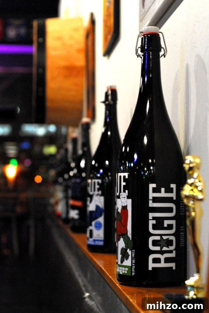 Rogue beer glass