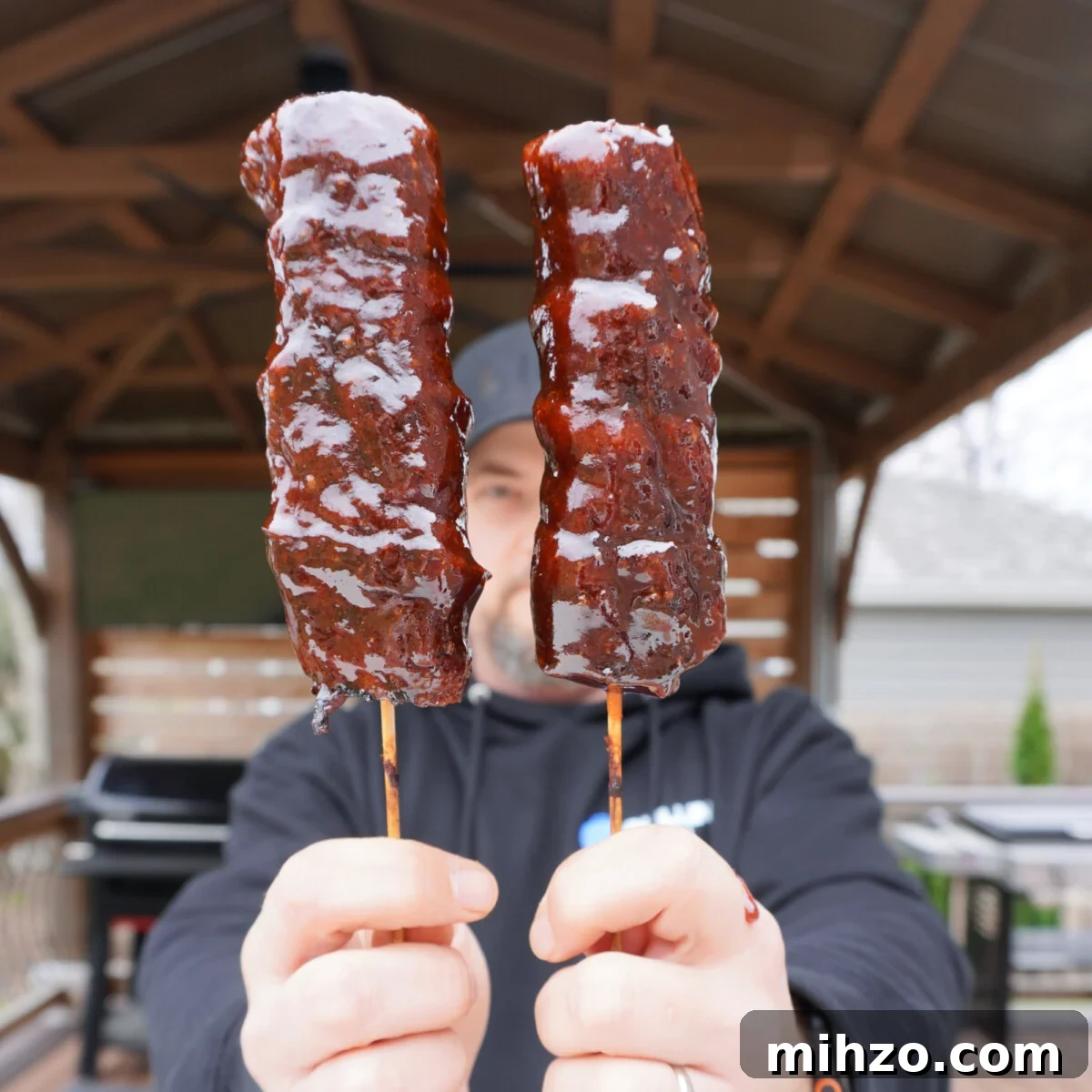 Smoked Pork Belly Lollipops Recipe — Sticky, Crispy Bites 2 smoked pork belly lollipops.