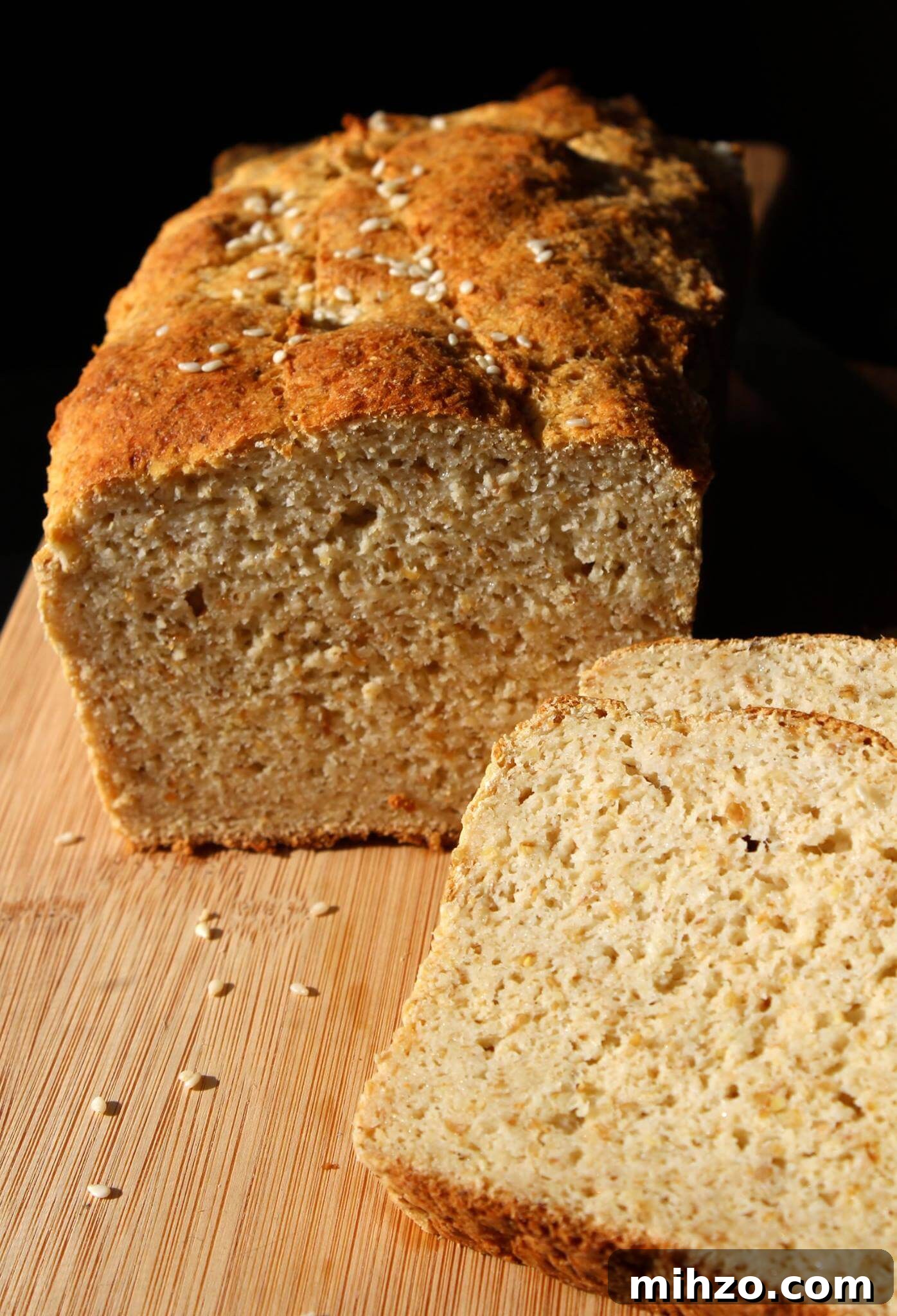 Simple Low-Carb Yeast Bread Recipe for Soft, Crispy Loaves 2 Low Carb Yeast Bread (THM FP, Low Carb)
