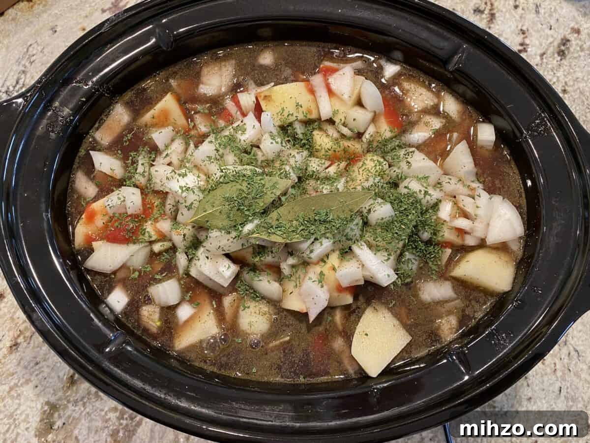 Classic Irish Beef Stew Recipe for Tender, Rich Flavor 15 Stew in the Crockpot