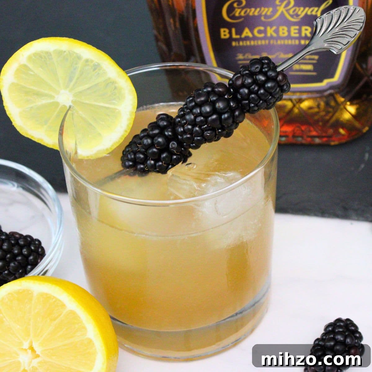 crown royal blackberry whiskey sour cocktail dinners done quick featured image