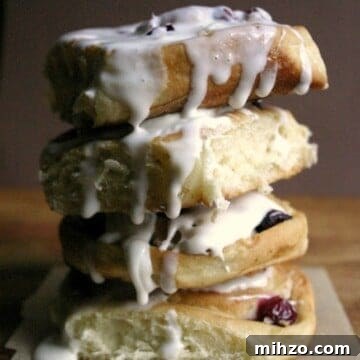 Cranberry Coconut Sweet Rolls with Rum Eggnog Cream Cheese Glaze 2 Cranberry Coconut Sweet Rolls with Spiked Eggnog Cream Cheese Glaze CrunchyCreamySweet.com #breakfast #holidays