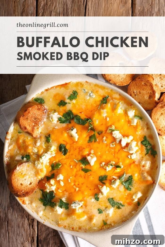 Buffalo Chicken Dip Recipe for Game Day and BBQ Parties 2 leftover smoked buffalo chicken dip