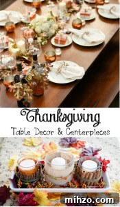 Creative Thanksgiving Table Decoration Ideas for a Memorable Feast 2 Thanksgiving Table Decoration Ideas - Get inspired for Thanksgiving with OVER 20 Thanksgiving table decorations ideas, tablescapes, and centerpieces for your home. So beautiful!