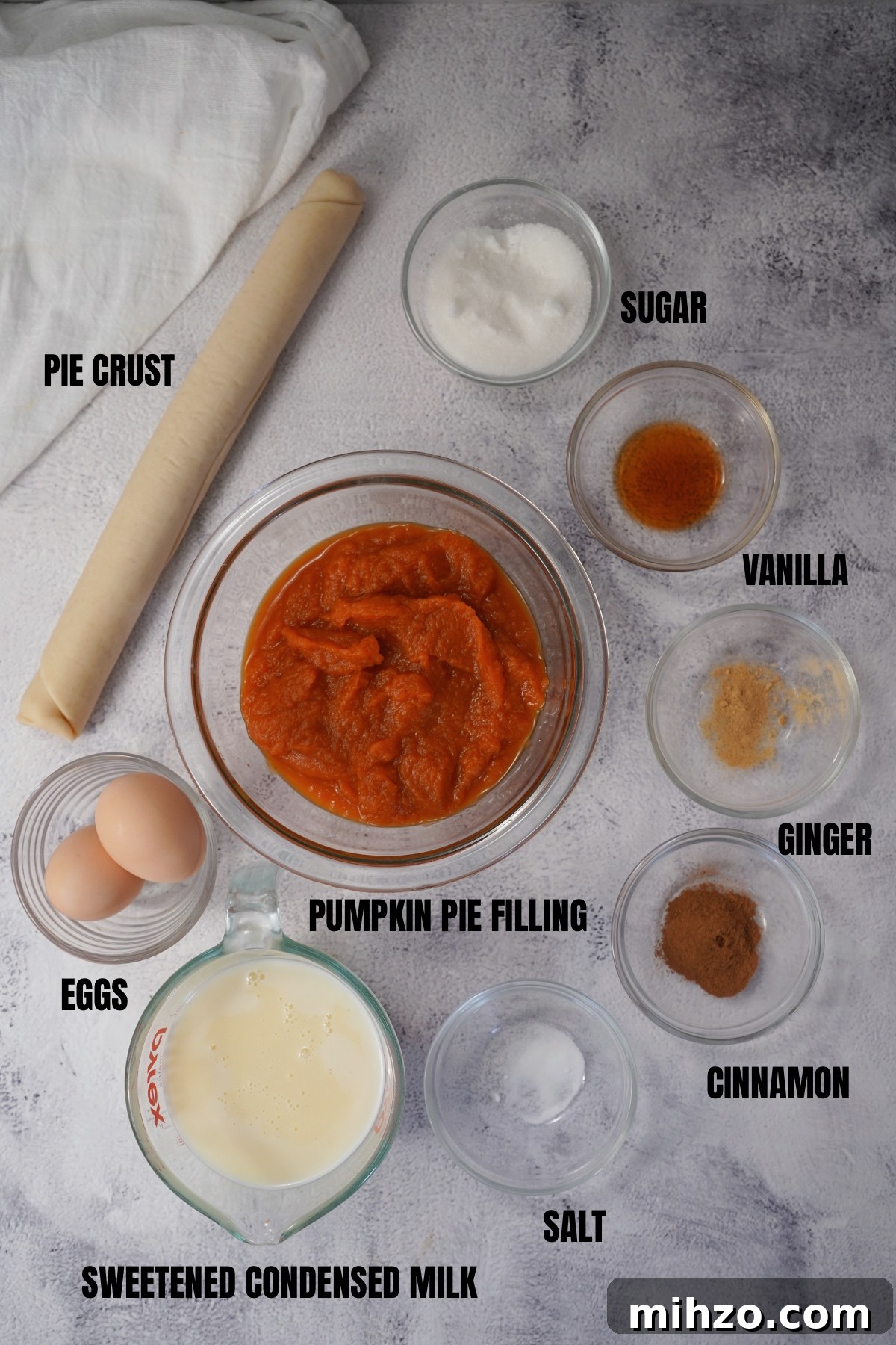 Pumpkin PIe Ingredients