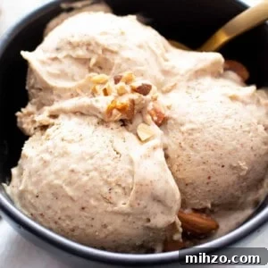 4-Ingredient Almond Butter Paleo Ice Cream (Keto & Vegan) 6 Almond Butter Ice Cream