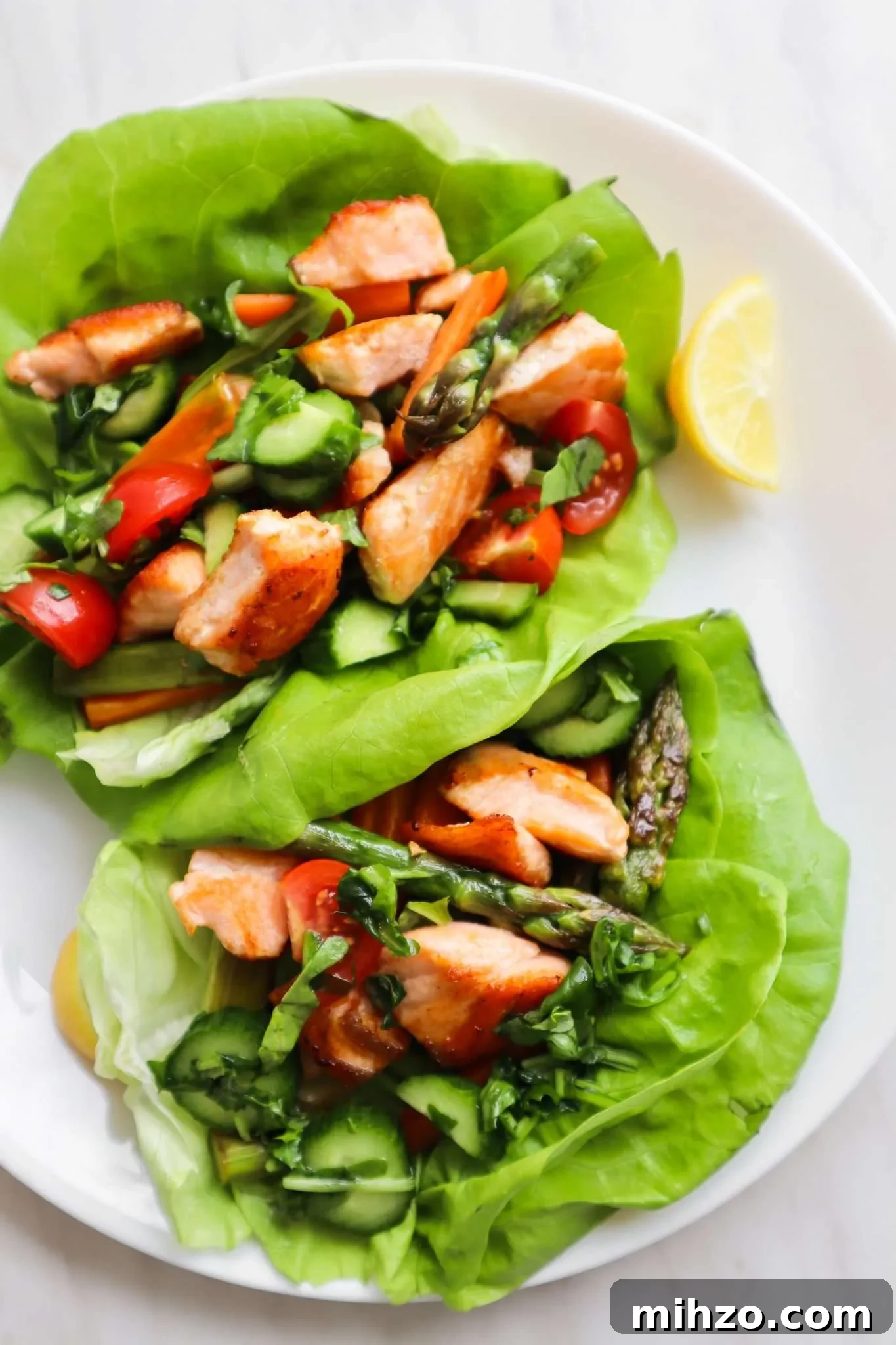 15 Simple Alkaline Diet Recipes for Everyday Meals 14 Healthy salmon lettuce wraps