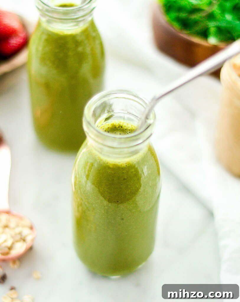 30 High-Protein Vegan Recipes for Muscle and Energy 26 Green Peanut Butter Oatmeal Protein Smoothie